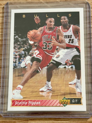 Κάρτα Scottie Pippen Chicago Bulls NBA Upper Deck 1993 σαν καινούργιο