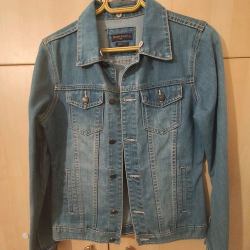 Leone jean jacket like new, size S, blue