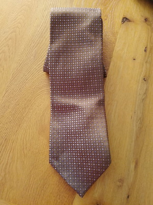 Calvin Klein silk tie like new, brown
