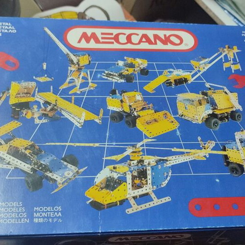 Meccano 452 vintage construction set with motor, like new