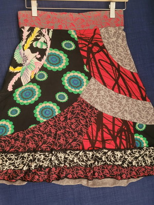 Desiqual colorful skirt like new, size S 36 8