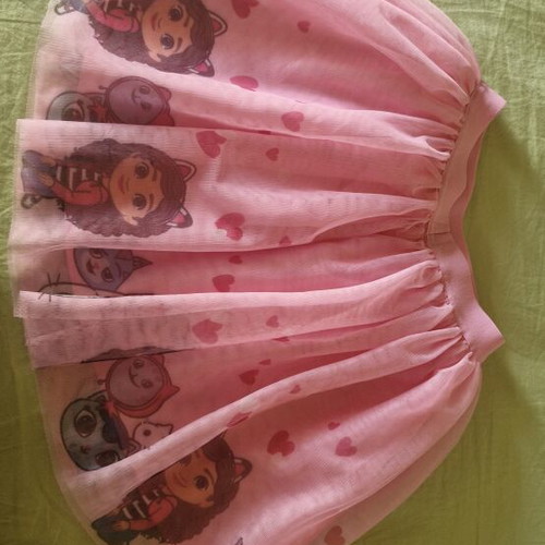 Girls' skirt with Gabi, pink, size 134 cm