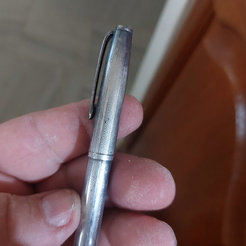 Silver pen used, needs ink