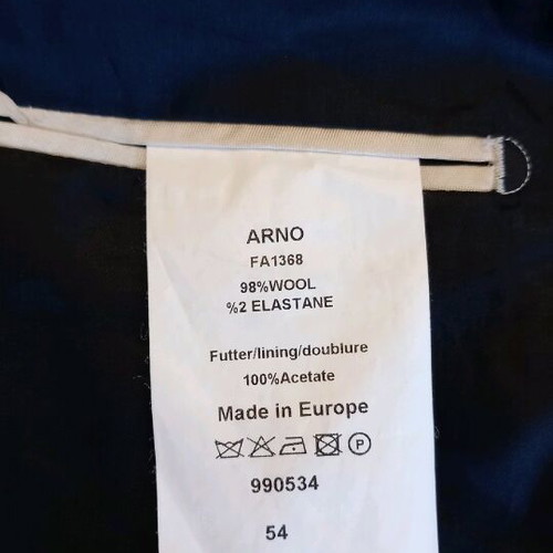 Wool blazer thin used, size 54, black