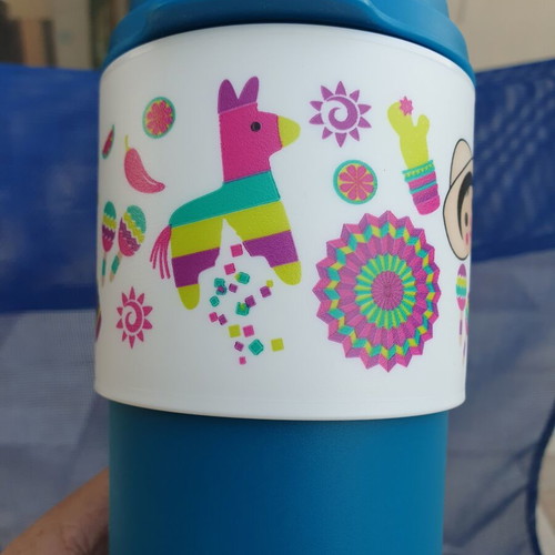 Tupperware Eco+ coffee cup 470 ml with silicone lid and straw