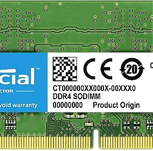 Crucial 8GB DDR4 RAM με Ταχύτητα 2666 για Laptop