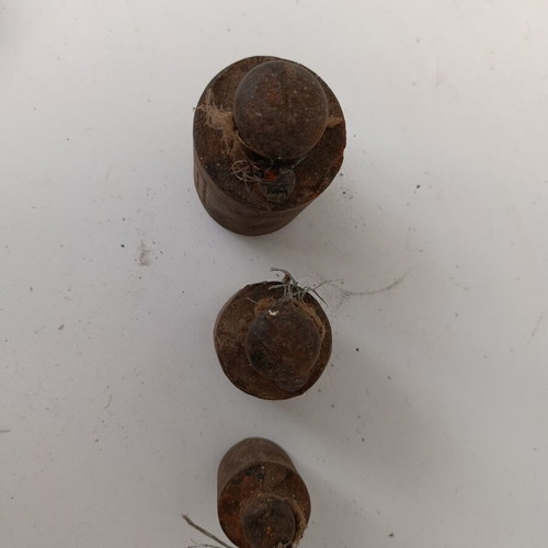 Weights for Manavis scale used, 2kg 1kg 0.5kg
