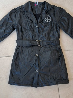 Orchestra Black Trench Coat 140 cm like new