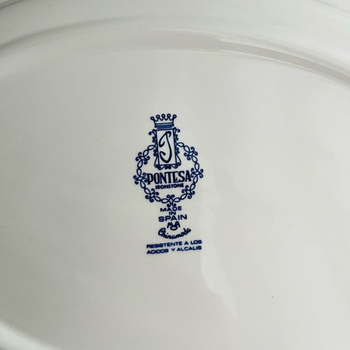 Large collectible Pontesa Ironstone Spain serving platter vintage like new