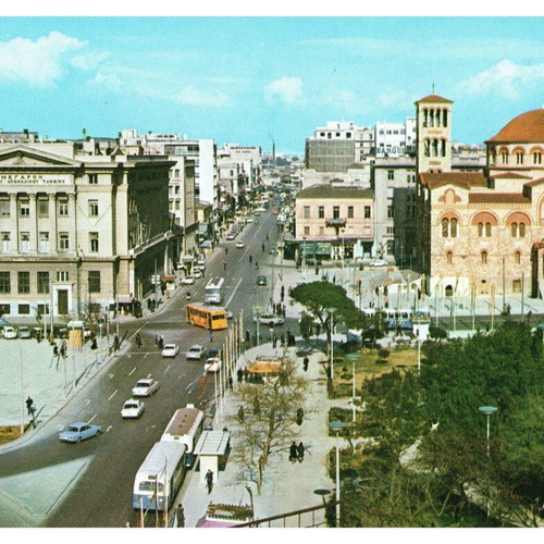 Postcards used, pack of 10, 1965-80
