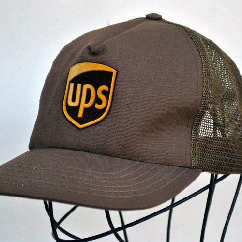 UPS Brown Hat like new, one size, polyester cotton