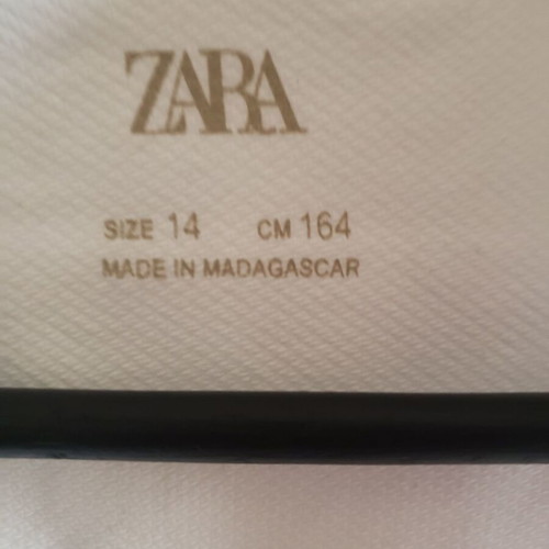 Zara shirt 14 years boy like new, white