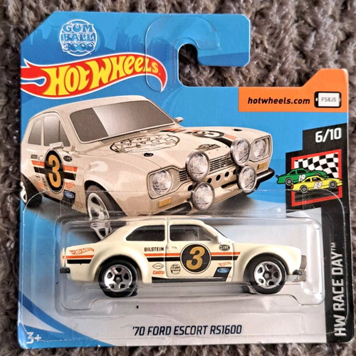 Hotwheels 70' Ford Escort RS1600 new, card 2019