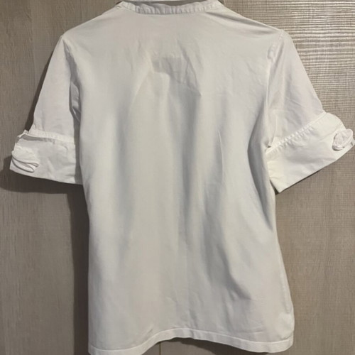 Anna Fontaine short-sleeve women's shirt used, size 40, white