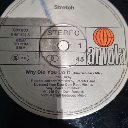 Stretch vinyl record used