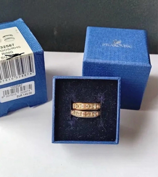 Δαχτυλίδια Swarovski 2 τεμ.