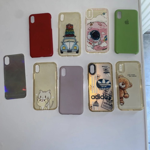 iPhone XS cases used, pack of 8 pieces