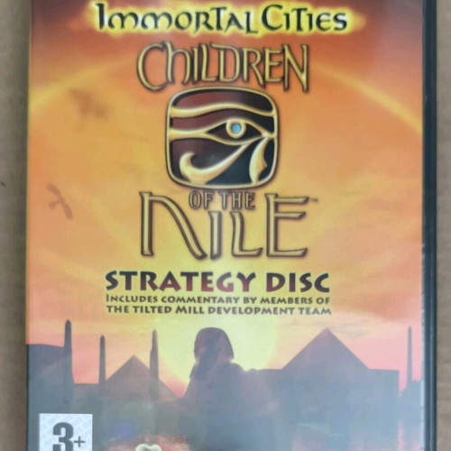 Immortal Cities Children Of The Nile PC game like new with strategy guide CD
