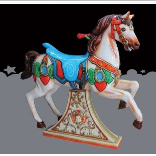 Carousel horse used from real Luna Park, polyester