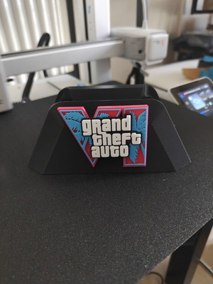 PS5 GTA VI 3D Printed Stand for DualSense Controller