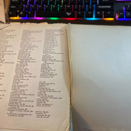 Biology used book 1978, John W. Kimball