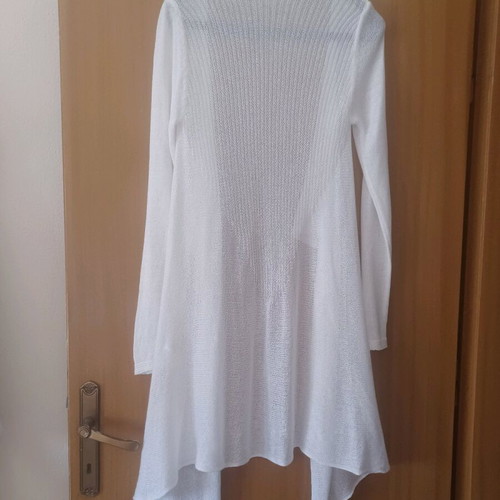 Cardigan white, like new, size S
