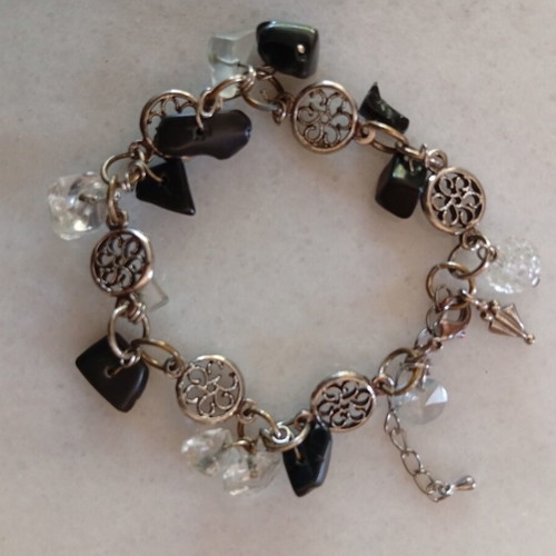 Bracelets used, colorful with cords and beads