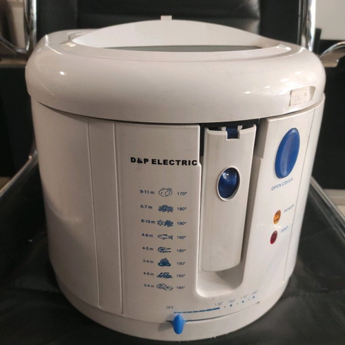 D&P Electric fryer used with removable basket