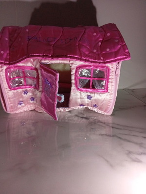 Ballet School fabric playhouse bag like new, pink