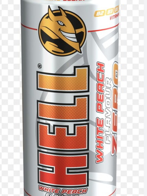 Hell white peach zero sugar 250ml drink new