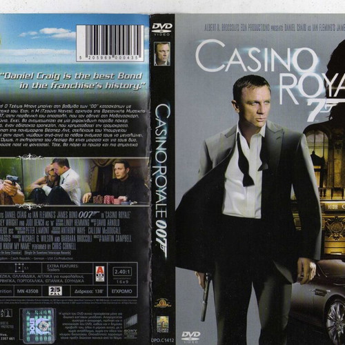 Casino Royale DVD used, action and adventure with subtitles