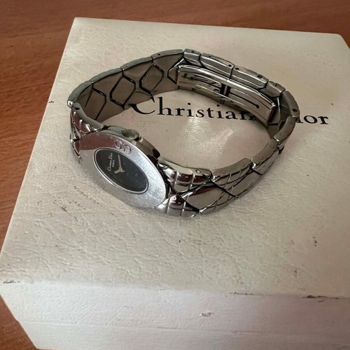 Christian Dior Lady Dior D90-100 women's watch, silver black