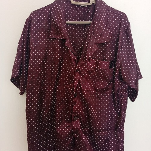 Men's satin pajama set, pants and shirt