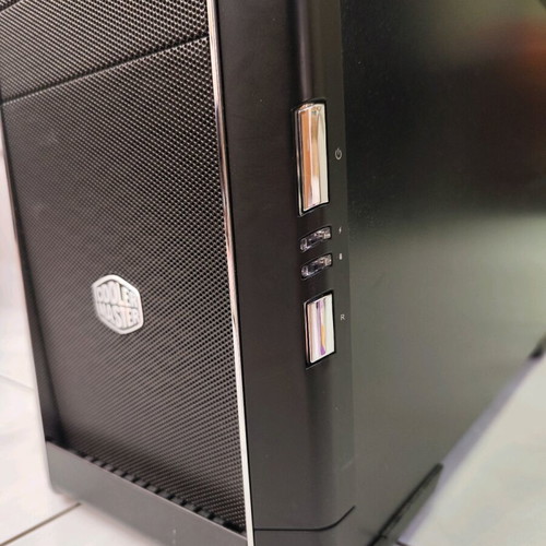 Cooler Master computer case with Corsair RM750 80plus gold power supply used
