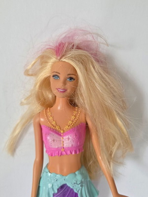 Κούκλα Barbie Dreamtopia Brush 'N' Sparkle Lights μεταχειρισμένη, χρειάζεται αλλαγή μπαταριών