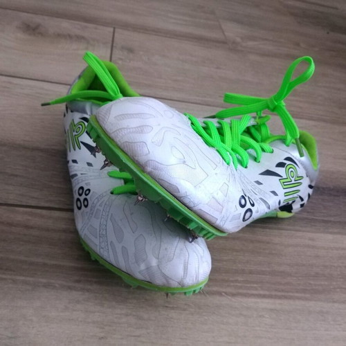 Admiral Track Shoes Size 43 White Like New with Spikes