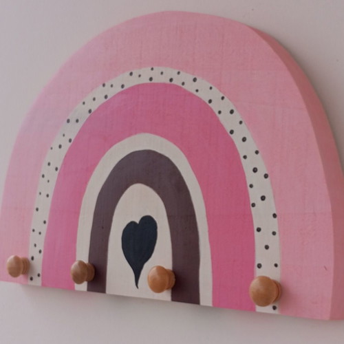 Children's wall hanger rainbow handmade, new