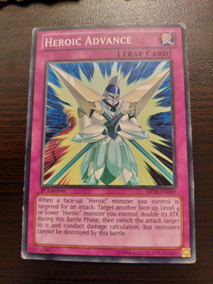 Yu-Gi-Oh Heroic Advance κάρτα μεταχειρισμένη