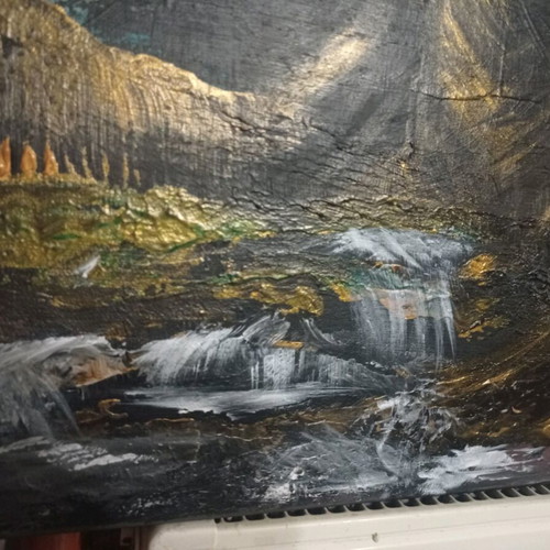 Painting Fairy Tale Landscape New
