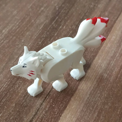 Lego Ninjago Akita Wolf rare collectible figure like new