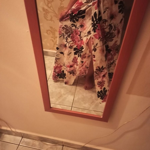 Formal dress new floral crop top set with maxi skirt one size