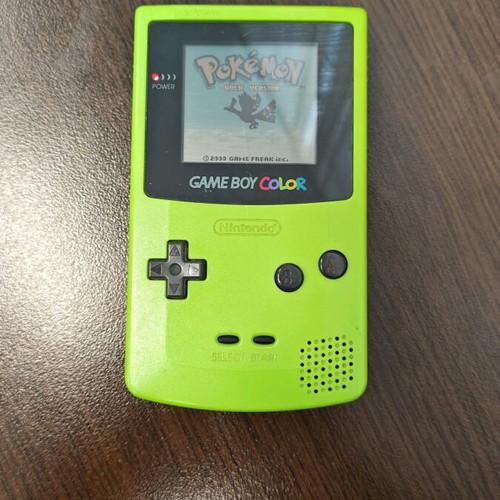 Game Boy Color Lime Green like new, original Nintendo