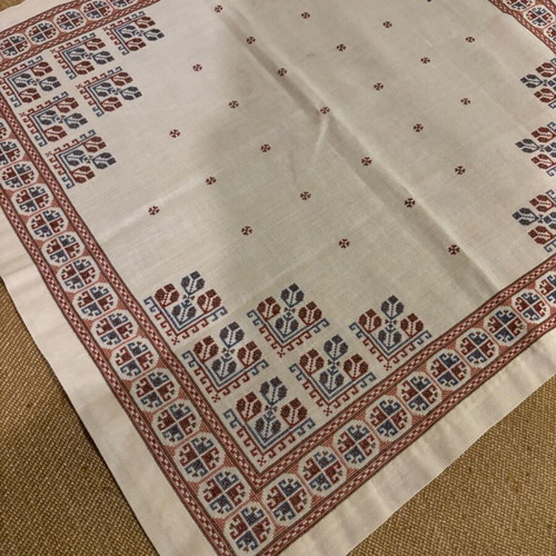 Handmade embroidery used