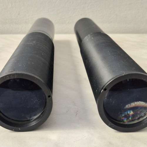 Set of 2 large optical tubes for surveying equipment