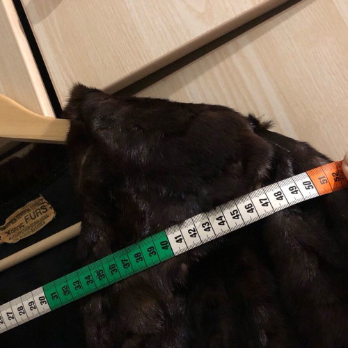 Coat of natural astrakhan fur like new, brand ΧΑΡΗΣ Furs