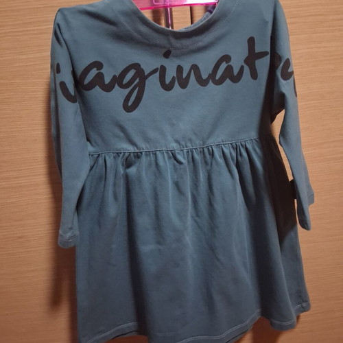 Noi Voi cotton dress for 4 years like new, black and green