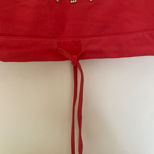 ISO CROP shirt used with drawstring at hem