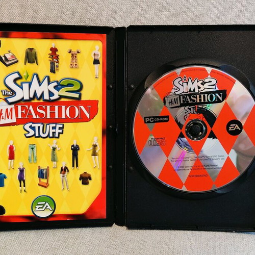 The Sims 2 H&M Fashion Stuff PC CD used expansion