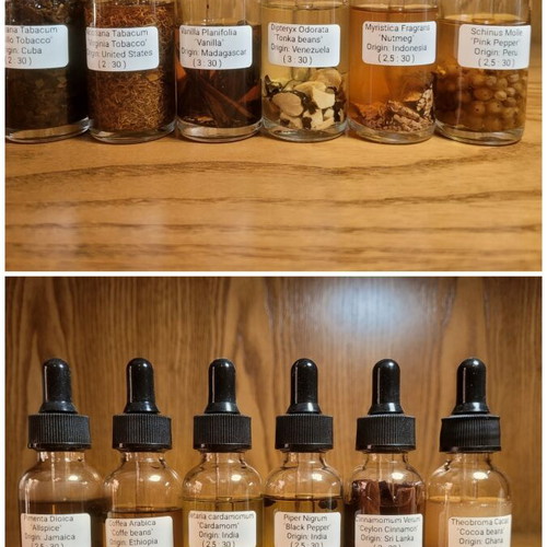 Complete Perfumery Kit with Essential Oils and Equipment, new
