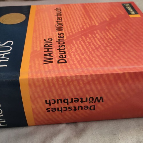 Brockhaus Wahrig Deutsches Wörterbuch German dictionary hardcover 9th edition